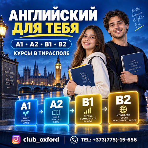Уровни английского A1, A2, B1 и B2 ⭐ Курсы в Тирасполе ⭐ Уровни английского